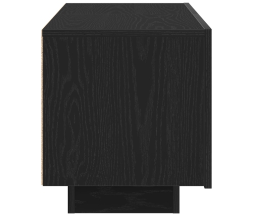 Armario de TV  Negro Roble 100x35x40 cm Madera Ingenierizada