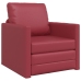 Sofá cama  2 en 1 Burdeos 74x77x81 cm Cuero sintético