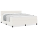 Cama Base Tapizada con Colchón Crema Super King Tela de Terciopelo