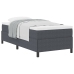 Estructura de Cama Gris Oscuro 90x200 cm Tela de Corduroy