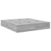 Estructura de Cama  Gris Sonoma 200x200 cm