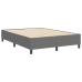 Cama Box Spring  Gris Claro 140x200 cm Tela de Corduroy