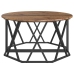 Mesa de café  de madera vieja 80x80x42 cm de madera compuesta