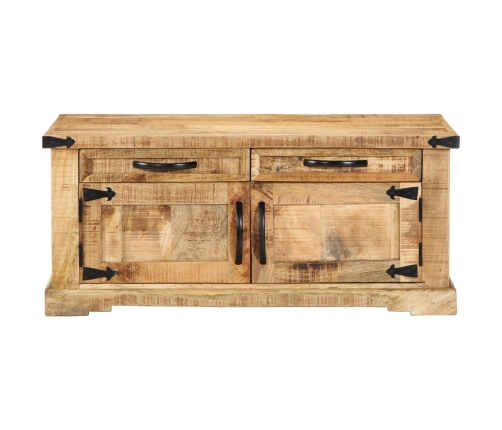 Mesa de Café  90x50x40 cm Madera Maciza de Mango