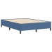 Estructura de Cama Azul 140x190 cm de Tela de Pana