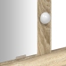 Mesa de Tocador  con Luces LED Sonoma Roble 79x41x140 cm
