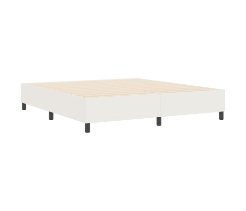 Cama Box Spring  Crema Super King Tejido de Corduroy