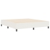 Cama Box Spring  Crema Super King Tejido de Corduroy