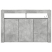 Aparador  Gris Cemento Madera de Ingeniería 116 x 30 x 75 cm