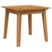 Juego de sillas de jardín  con mesa de 3 piezas, beige, de madera maciza de acacia