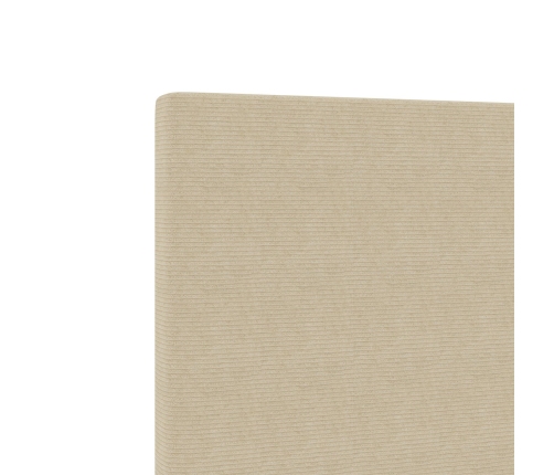 Cabecero  Diseño Simple Verde Claro Gris 140 cm Tela de Terciopelo
