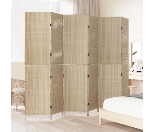 Separadores de habitación  Beige Madera Grande Plegable