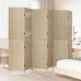 Separadores de habitación  Beige Madera Grande Plegable