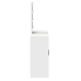 Tocador  con Luces LED Blanco 102x33x135 cm