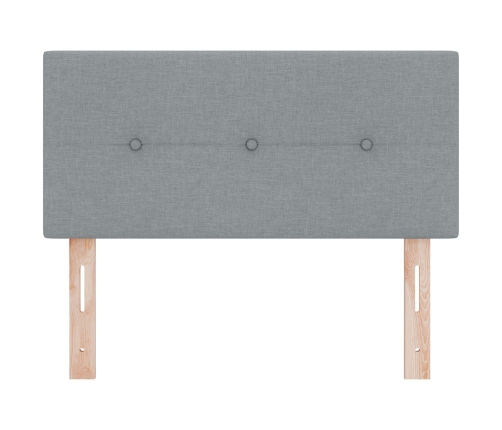 Cabecera  Botones Acolchados Gris Claro 90 cm Tela