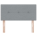 Cabecera  Botones Acolchados Gris Claro 90 cm Tela