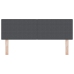 Cabecero de  diseño simple gris oscuro 160 cm tela de terciopelo