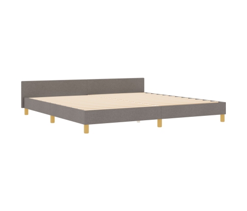 Cama de Tela Taupe  200x200 cm