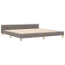 Cama de Tela Taupe  200x200 cm