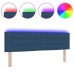 Cabecero LED Diseño de Líneas Azul 72 cm Tela
