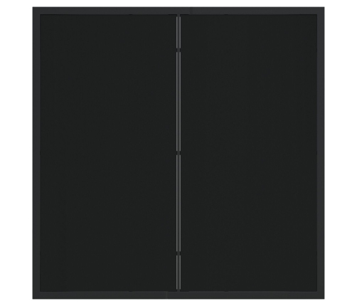 Juego de Comedor de Jardín  de 3 piezas Negro Poliratán