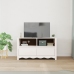 mueble para TV  ""DRAMMEN"" Blanco 99x43x55 cm de Madera Sólida de Pino