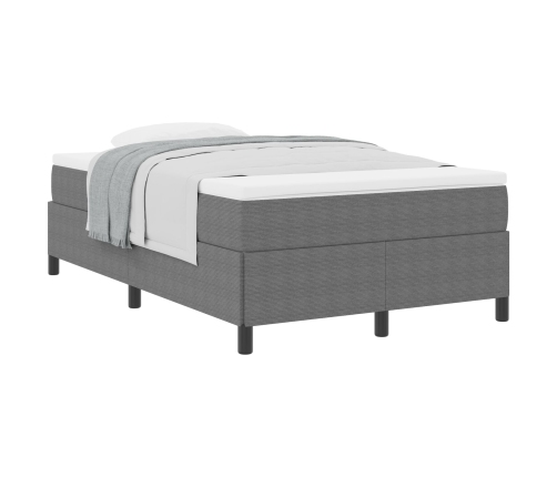 Marco de Cama Gris Claro 120x190 cm Tela de Corduroy