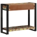 Mesa Consola  Multicolor de Madera Recuperada Sólida y Metal