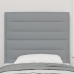 Cabecero  Gris Claro Tela 90 cm Cabecero Tapizado Rectangular