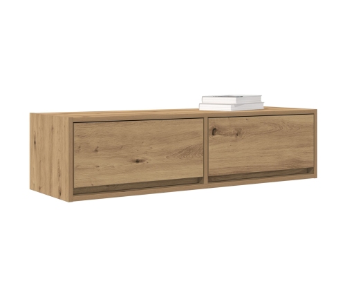 mueble para TV  de roble artesano 100x31x25,5 cm de madera elaborada