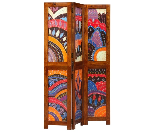 Divisor de Habitación  3 Paneles Madera Acacia Color Miel 35x1.5x160 cm