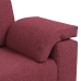 Sofá  Rojo viento Tela, Madera Regular Sofá Rectangular