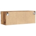 Gabinetes de pared para TV  con luces LED 2 pcs Madera vieja 80x30x30 cm