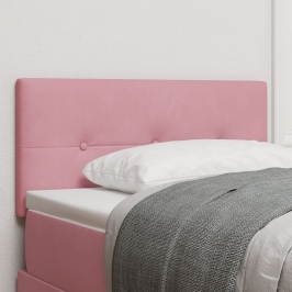 Cabecero Button Tufted Rosa 100 cm Terciopelo