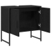 Gabinete de Fregadero de Baño  Roble Negro 60x33x60 cm Madera de Calidad