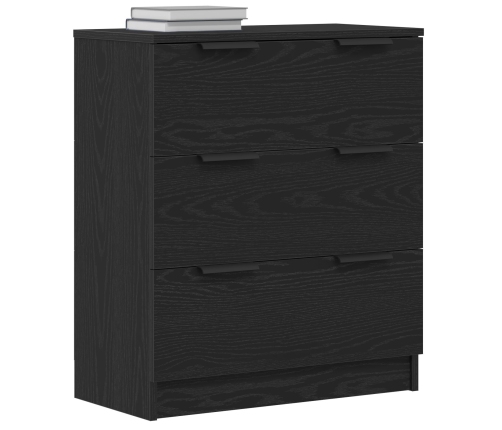 Aparador de roble negro de  60x30x70 cm de madera elaborada