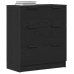 Aparador de roble negro de  60x30x70 cm de madera elaborada
