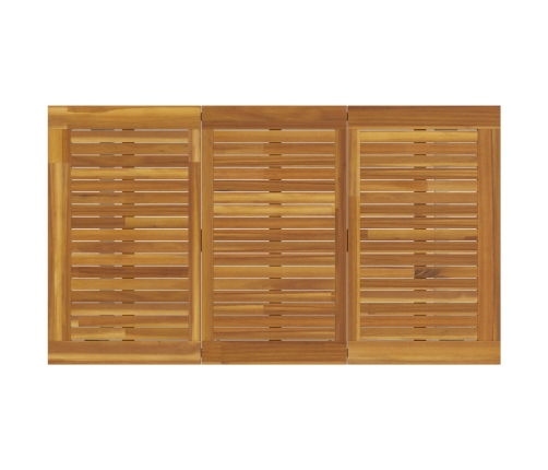 Conjunto de Comedor de Jardín  Conjunto de 5 Gris Acero Duradero