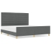 Estructura de Cama  Gris Oscuro 180x200 cm Tela