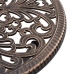 Conjunto de bistró de jardín de 3 piezas  en bronce de aluminio fundido