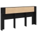 Cabecero  Negro Roble 200x18,5x104,5 cm