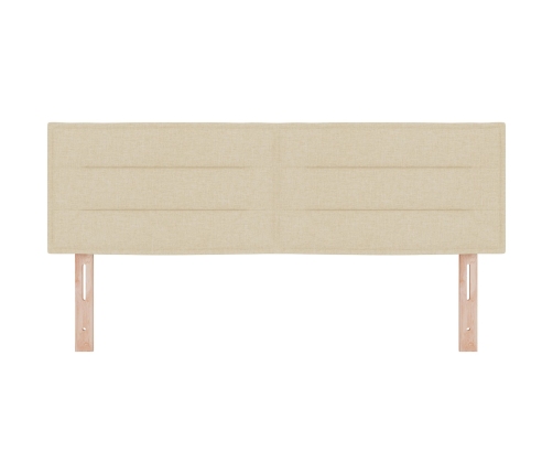 Cabecera  Diseño de Líneas Crema 72 cm Tela
