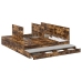 Cama  Roble Ahumado 200x200 cm