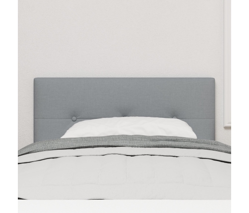 Cabecera  Botones Acolchados Gris Claro 90 cm Tela