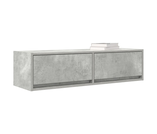 Mueble de TV  Gris Concreto Madera Compuesa 100 x 31 x 25.5 cm