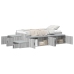 Estructura de Cama de Almacenamiento Gris Sonoma Madera 75 x 190 cm