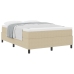 Cama con Somier  y Colchón Verde Claro Gris 140x200 cm Terciopelo