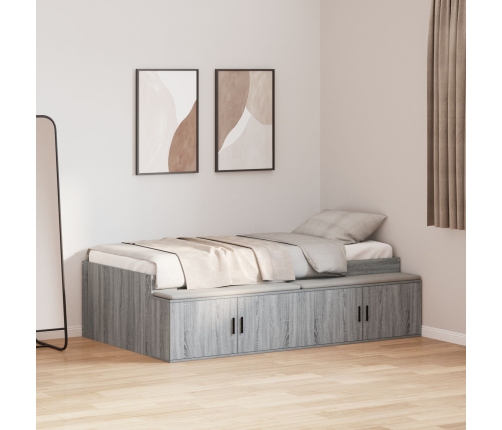 Marco de Cama Gris Sonoma 90x190 cm