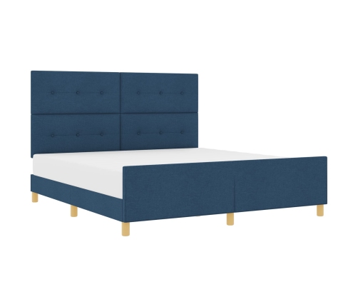 Cama  Azul 180x200 cm Tela