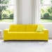 Sofá  de 3 Plazas Amarillo 180 cm Terciopelo